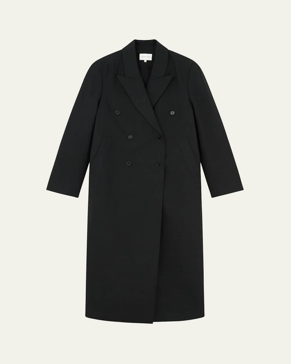 Temo Long Double-Breasted Coat